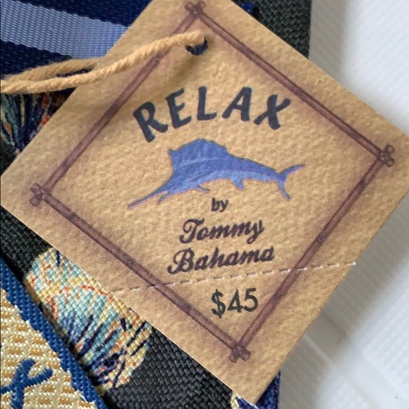 Relax by Tommy Bahama Men’s Tie Beach Shells NWT - Picture 9 of 11